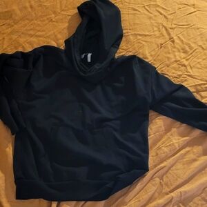 Womens Black hood Sweater. Size S